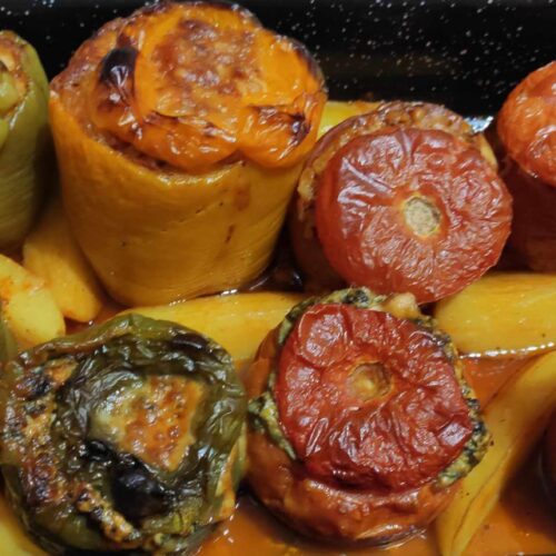 gemista on stove