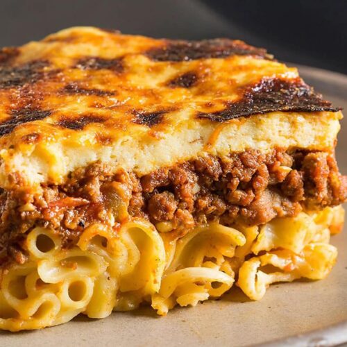 Pastitsio greek lasagna recipe