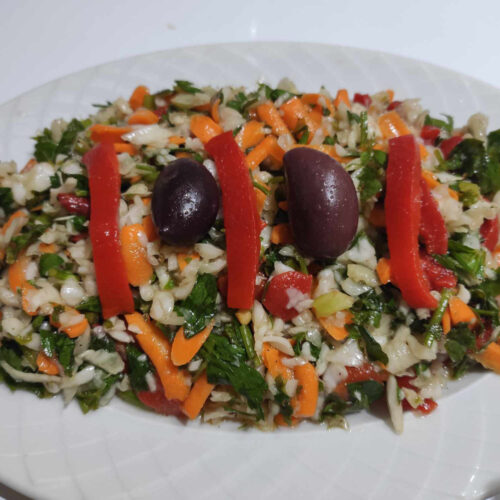 greek salad or politiki salad in greek