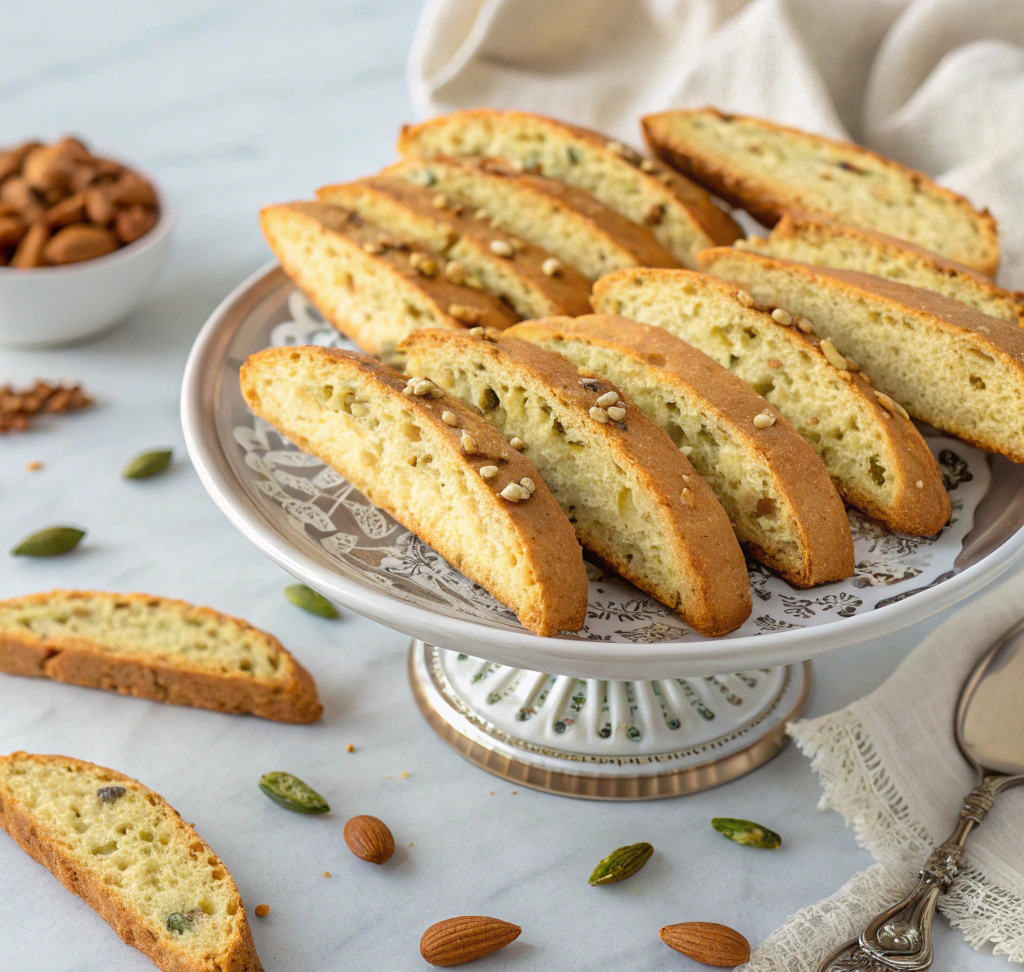 Traditional Italian Biscotti with Fennel Seeds Recipe