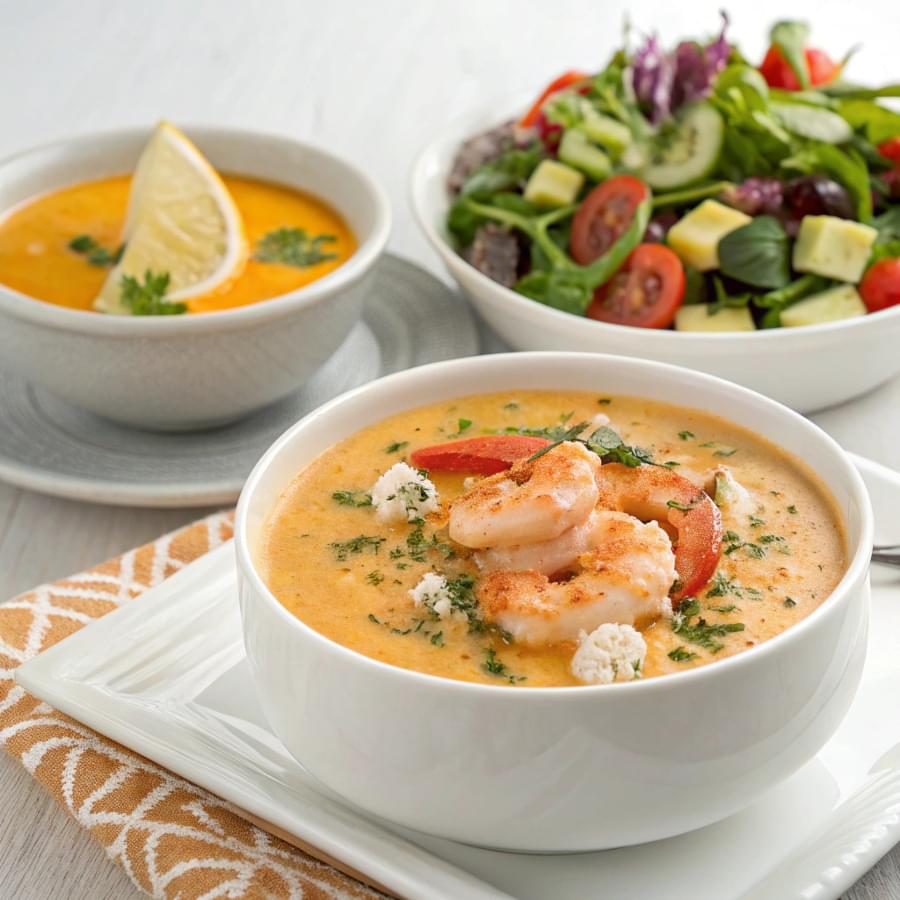 Greek Shrimp Bisque (Καραβιδοσούπα ή Γαριδόσουπα Βελουτέ)