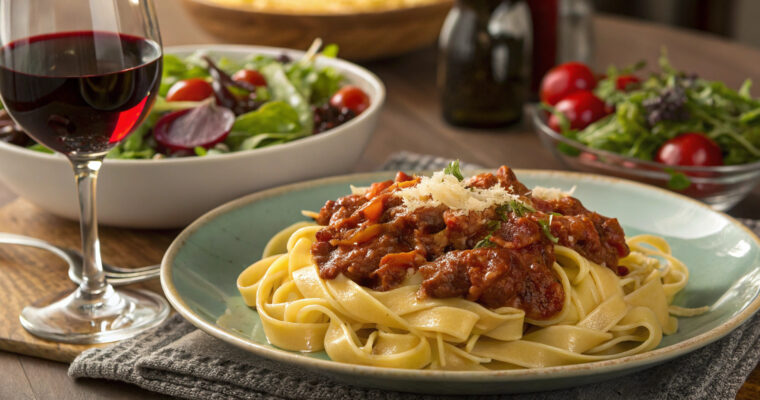 Tagliatelle with Ragù alla Bolognese